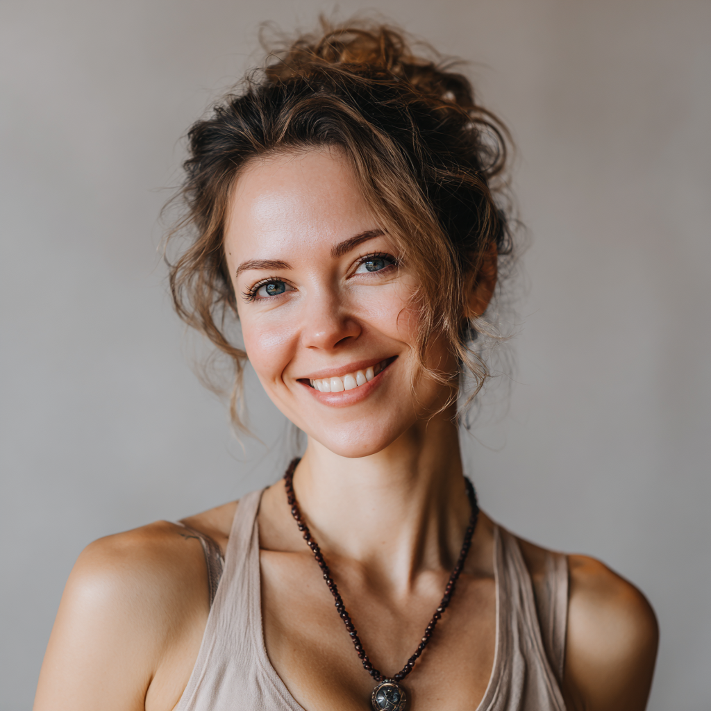 Peaceful yoga practice at sunrise